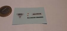 decals decalcomanie déco alcador sbarro 1/43