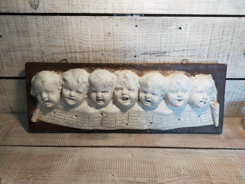 Bas relief plâtre - , musical