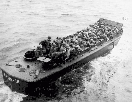Ww2 navy lcvp usn peniche - us,
