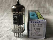 12ax7 ECC83 Mullard Blackburn Vacuum Tube, lampe, Röhre, Valve. NOS, NIB