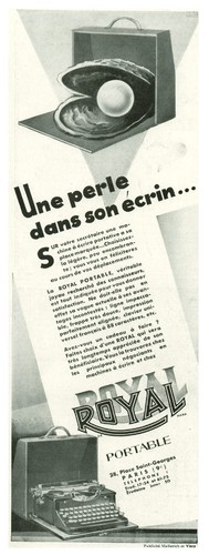 Publicité ancienne machine - , à