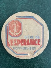 Sous Bock Avant Guerre Brasserie Esperance Schiltigheim Biere Alsace Leibenguth