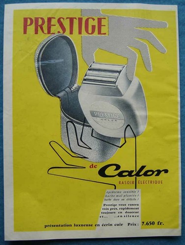 Publicité papier rasoir - -,