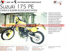 SUZUKI PE 175 ( PE175 175PE ) Fiche Moto 000232