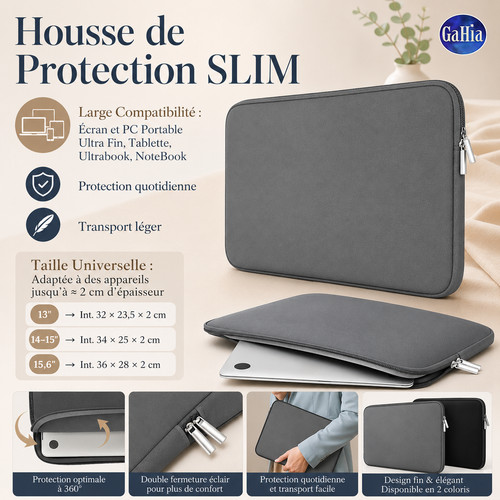 Housse protection ecran pc - housse,