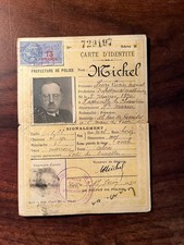 CARTE D'IDENTITE ETAT FRANCAIS