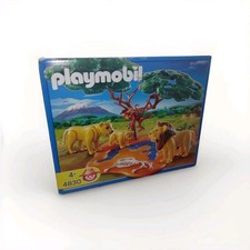 Playmobil 4830: Famille De Lions Avec Singes/ Boîte Neuve Et Scellée