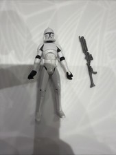 Star Wars The Clone Wars Clone Trooper White - 3.75 Figure