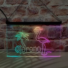 Enseigne lumineuse néon LED Corona Extra Beer Bar Pub avec effet fluide coloré