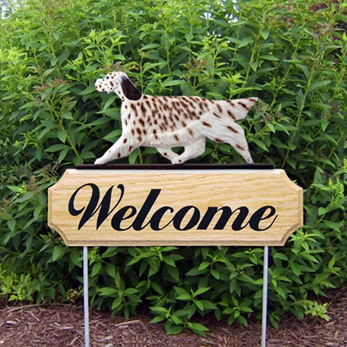 Panneau bienvenue bois - de,