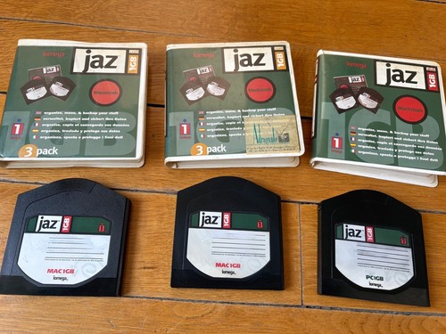 Lot iomega jaz 1 - lot, 3x