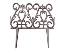 bordure de jardin en fonte X 2
