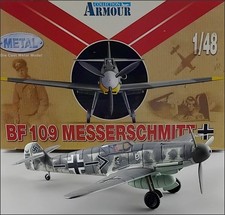 WWII Luftwaffe ARMOUR  Avion Messerschmitt BF 109F en Métal 1/48 Boite D'origine
