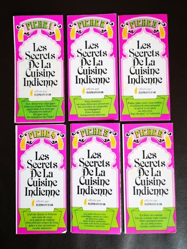 Rare ancien fiches recette - ancien,