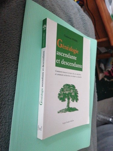Livre généalogie ascendante - livre,