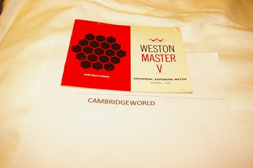 Weston master exposure - v,