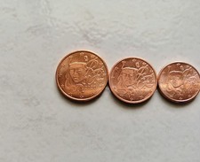 LOT 3 pièces FRANCE 1 2 5 centimes et 10 centimes 2020