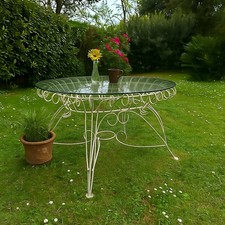 Table de Jardin Vintage Fer