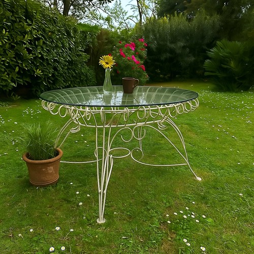 Table jardin vintage fer - jardin,