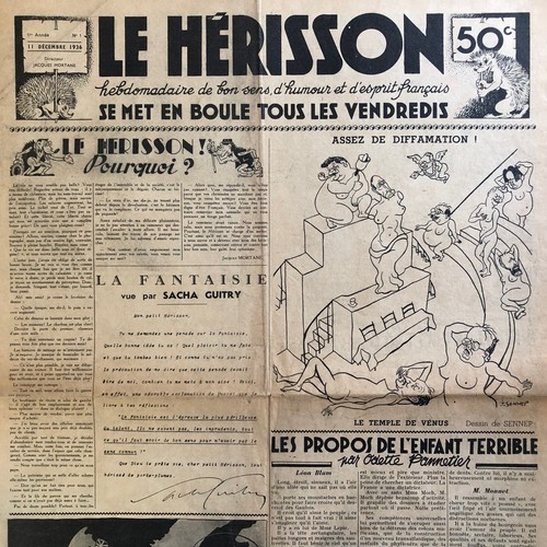Journal herisson 1 du - n°,