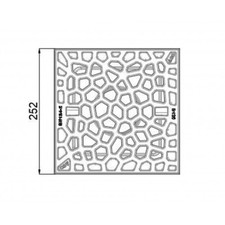 Siphon de cours haut + grille