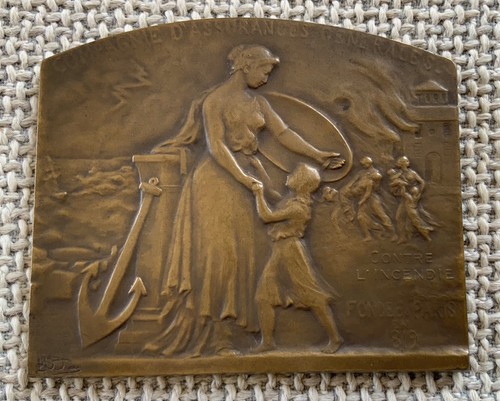 Plaque bronze xixe xxe - plaque, xixe–xxe