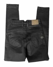 PANTALON noir  TOILE ENDUITE