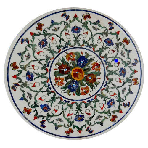 Table marbre ronde en - marbre,