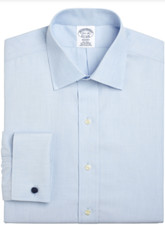 Elégante Chemise Brook Brothers 100%Coton Bleu Clair T.2XL/3XL (17/38) NEUVE+ETQ