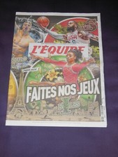 JEUX OLYMPIQUES / L'EQUIPE / LUNDI 26 JUILLET 2024 / J.O FAITES VOS JEUX