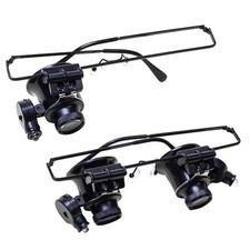 Loupe Mains Libres LED Loupe Lunettes Style Multi Fonction