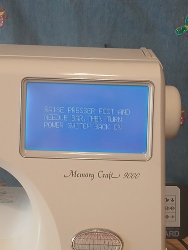 Janome 9000 embroidery - janome,