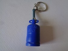 ANCIEN PORTE CLE BOUTEILLE MINIATURE TOTAL GAZ ETS SAVON FRES