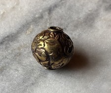 Tibetan Repousse Brass Focal