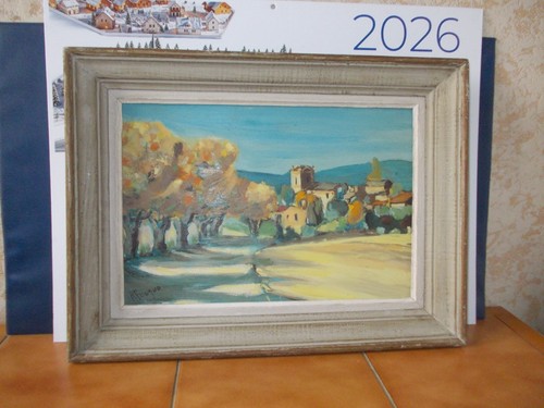 Tableau peinture huile - tableau, à