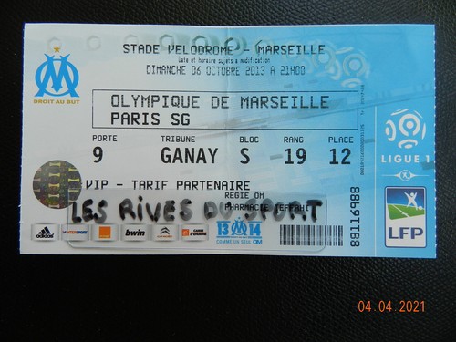 Ticket billet football - ticket,