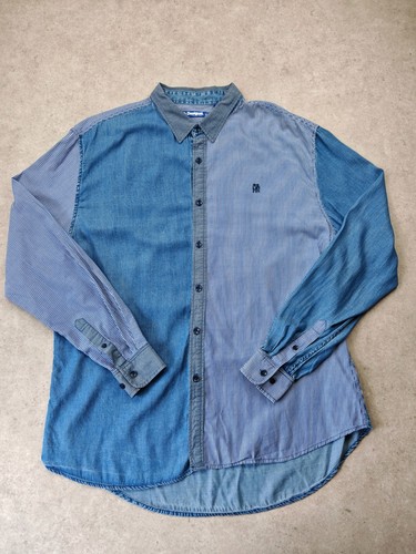 Chemise bleu rayures - bleu, à