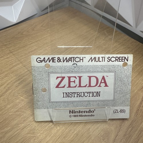 Notice game watch zelda - &,