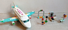 Lot LEGO Friends 41100 aéroport Avion privé de Heartlake City 4 perso + scooter
