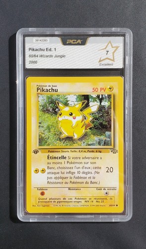 Carte pokémon pikachu 64 - carte,
