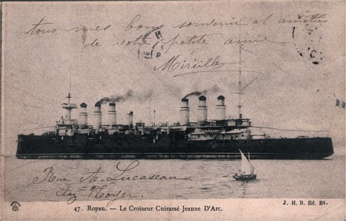 Cpa royan le croiseur - -,