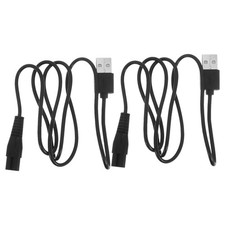  2 Pcs Cable Secteur Câble Chargeur Usb Cordon Électrique D'alimentation