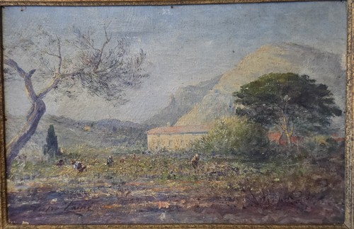 Peinture huile sur toile - huile,