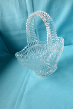 Ancien vide poche panier  cristal