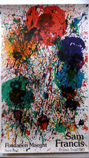 SAM FRANCIS Affiche originale