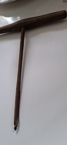Ancien outil grande gouge - , de