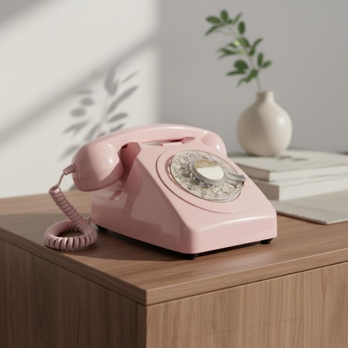 Téléphone vintage cadran - vintage, à