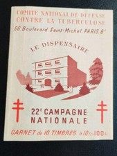 carnet timbres 10 vignettes