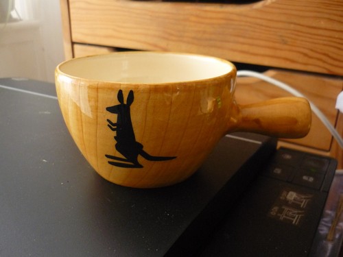 Tasse décor kangourou - tasse,
