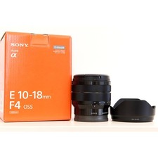 Objectif Sony E 10-18Mm F4 Oss Sel1018 Monture E Noir